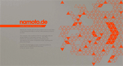 Desktop Screenshot of namoto.de